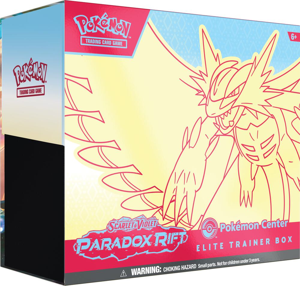 Paradox Rift Pokemon Center Elite Trainer Box (Exclusive) [Roaring Moon] - SV04: Paradox Rift