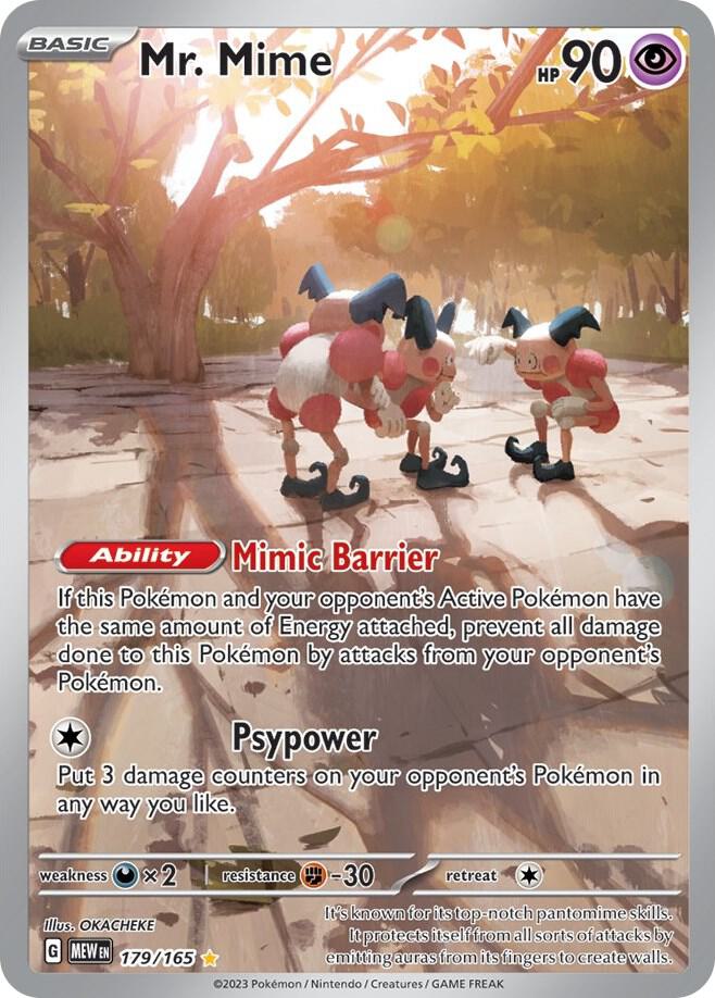 Mr. Mime - 179/165 - SV: Scarlet & Violet 151