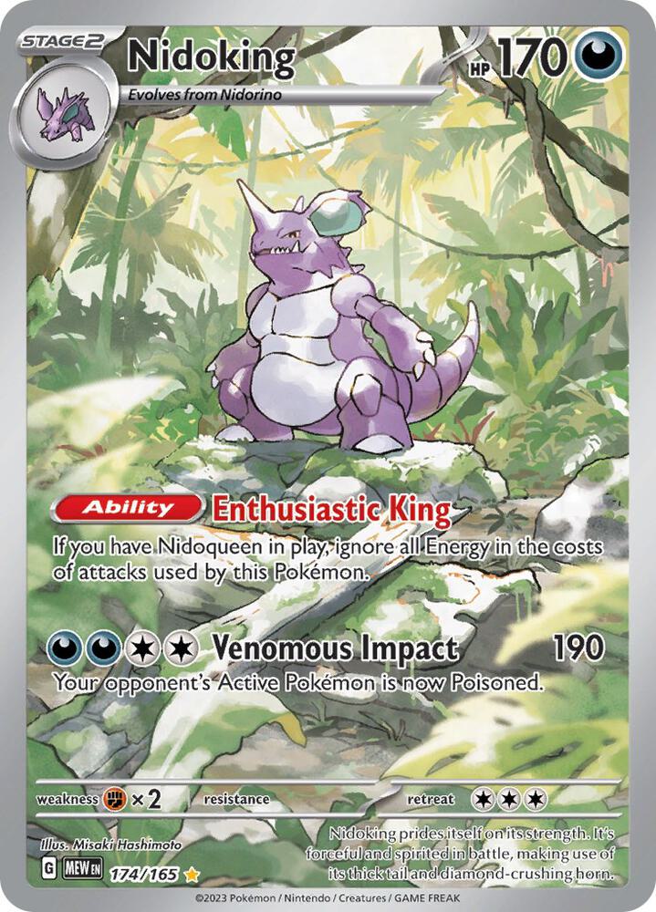 Nidoking - 174/165 - SV: Scarlet & Violet 151