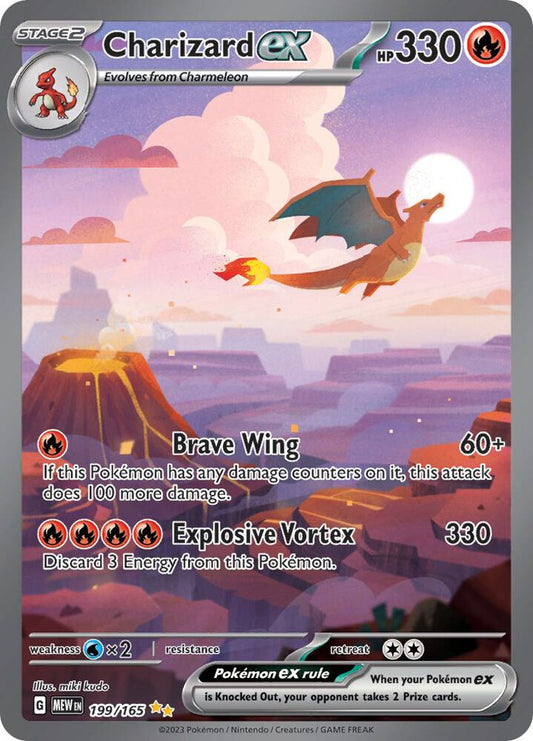 Charizard ex - 199/165 - SV: Scarlet & Violet 151