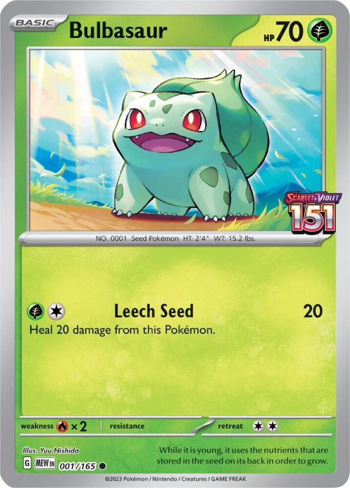 Bulbasaur - 001/165 (Best Buy Exclusive) - Miscellaneous Cards & Products