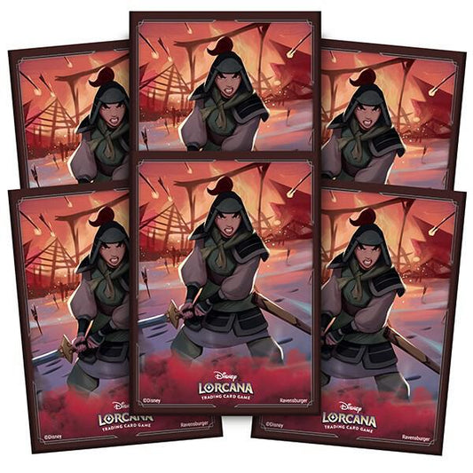 Disney Lorcana Card Sleeves - Mulan (65-Pack) - Ravensburger Card Sleeves