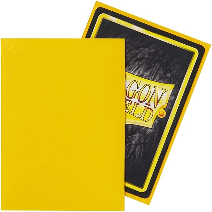 Dragon Shield Sleeves Matte Yellow