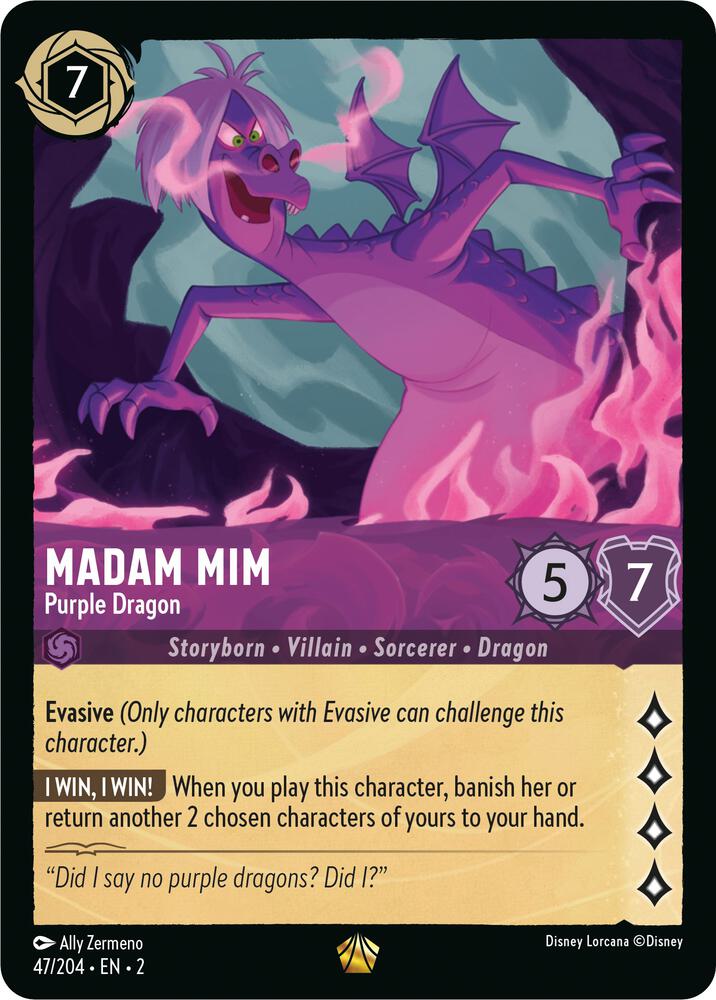 Madam Mim - Purple Dragon - Rise of the Floodborn