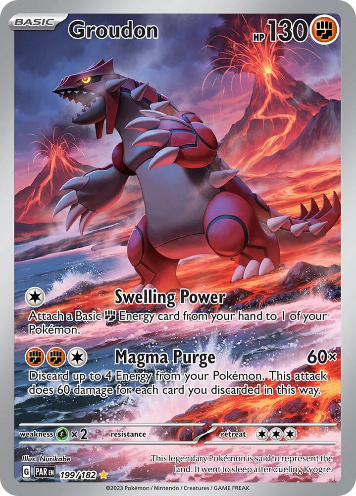 Groudon - 199/182 - SV04: Paradox Rift