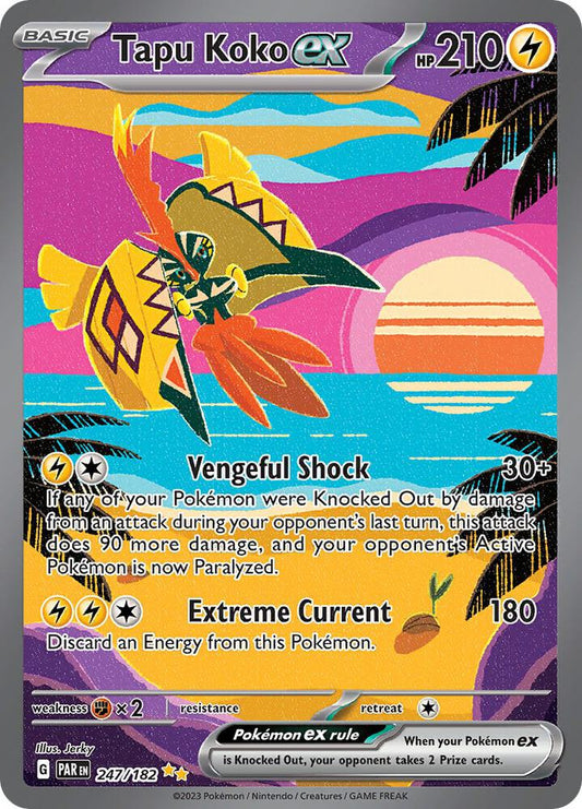 Tapu Koko ex - 247/182 - SV04: Paradox Rift