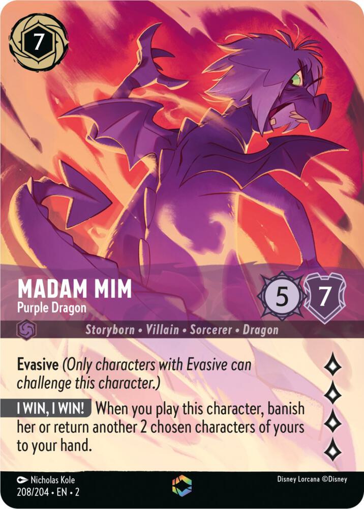 Madam Mim - Purple Dragon (Enchanted) - Rise of the Floodborn