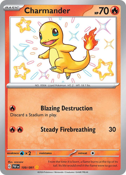 Charmander - 109/091 - SV: Paldean Fates