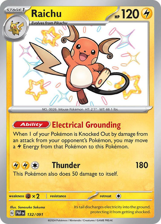 Raichu - 132/091 - SV: Paldean Fates