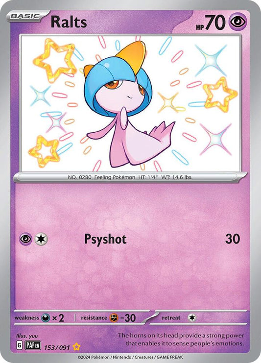 Ralts - 153/091 - SV: Paldean Fates