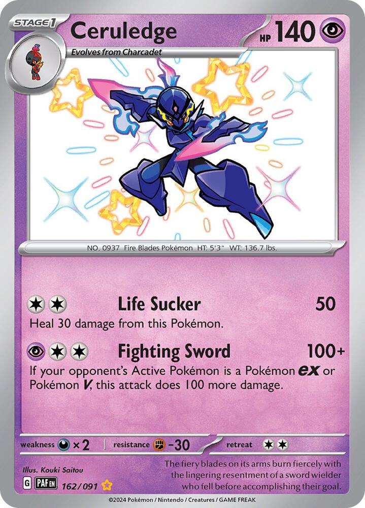 Ceruledge - 162/091 - SV: Paldean Fates