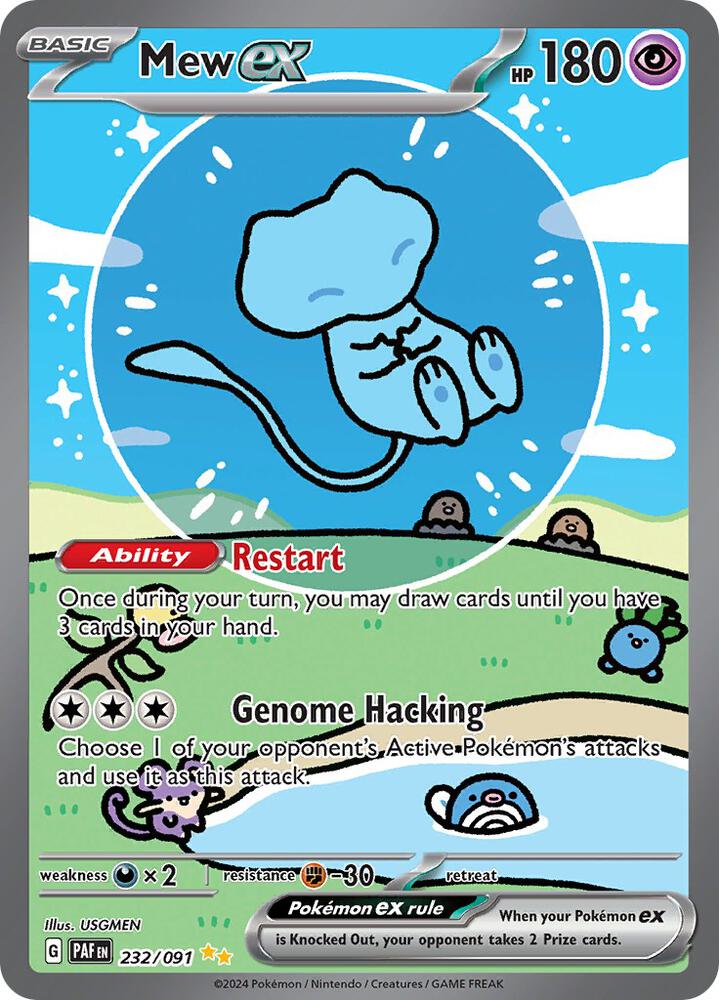 Mew ex - 232/091 - SV: Paldean Fates