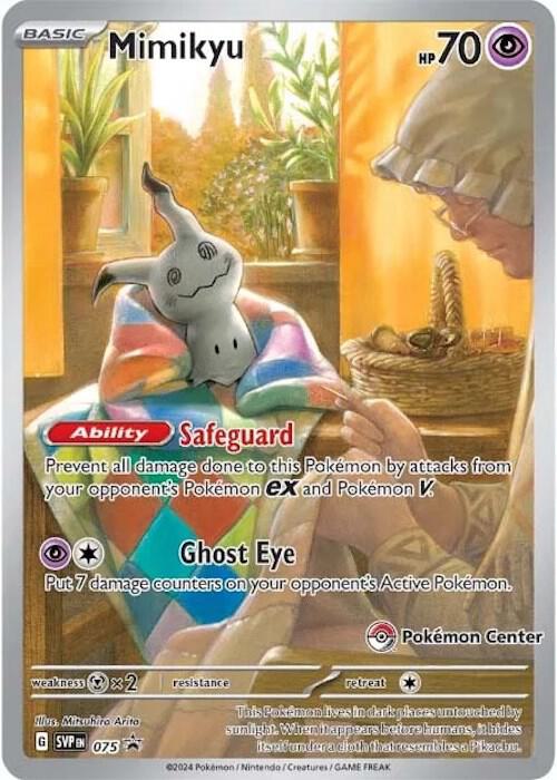 Mimikyu - 075 (Pokemon Center Exclusive) - SV: Scarlet & Violet Promo Cards