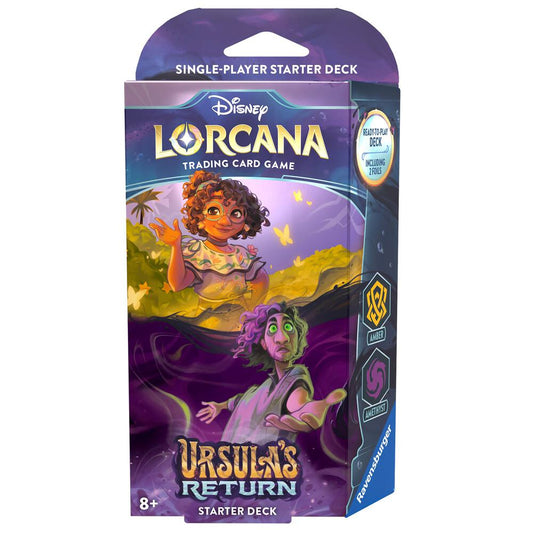 Disney Lorcana: Ursula's Return Starter Deck (Amber & Amethyst) - Ursula's Return