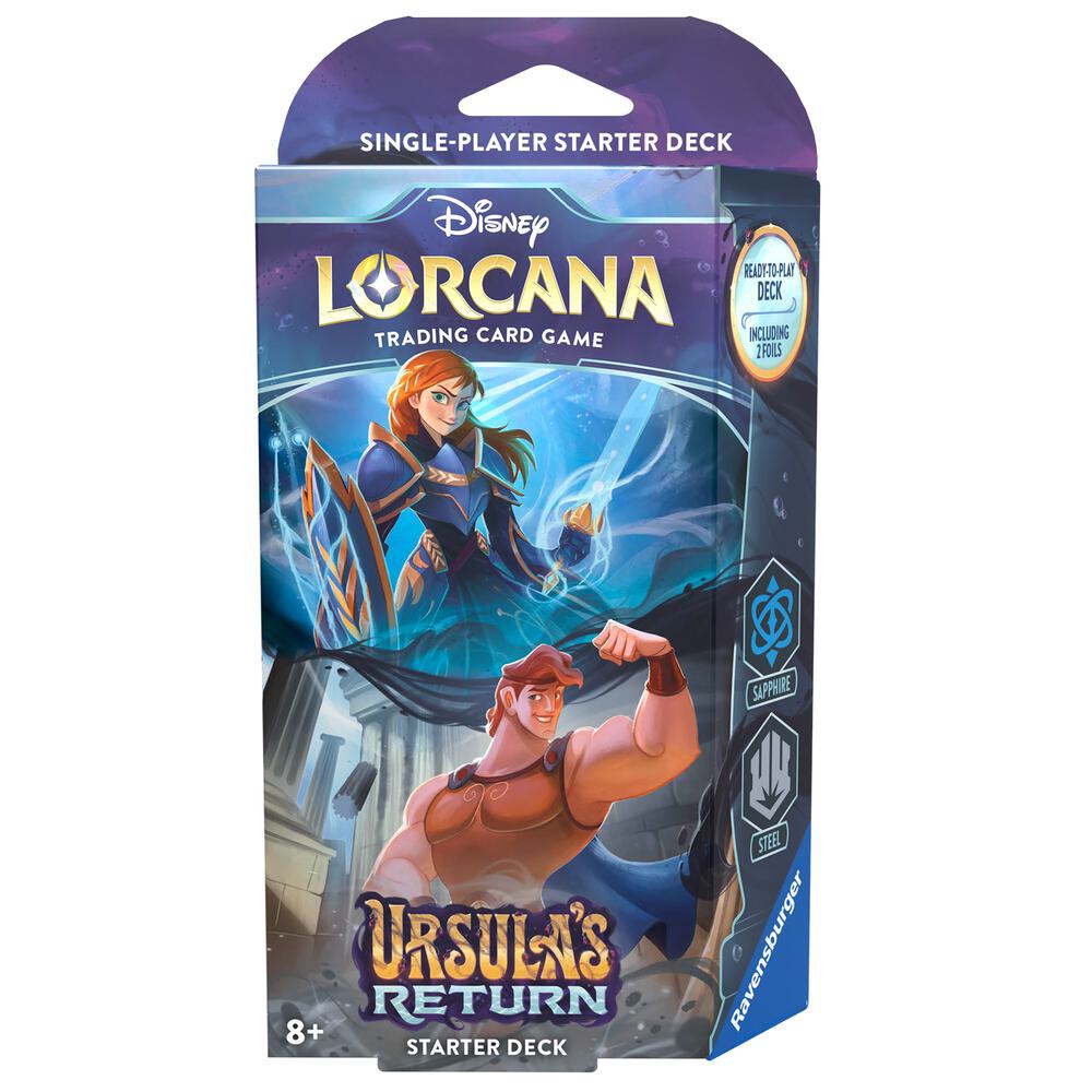 Disney Lorcana: Ursula's Return Starter Deck (Sapphire & Steel) - Ursula's Return