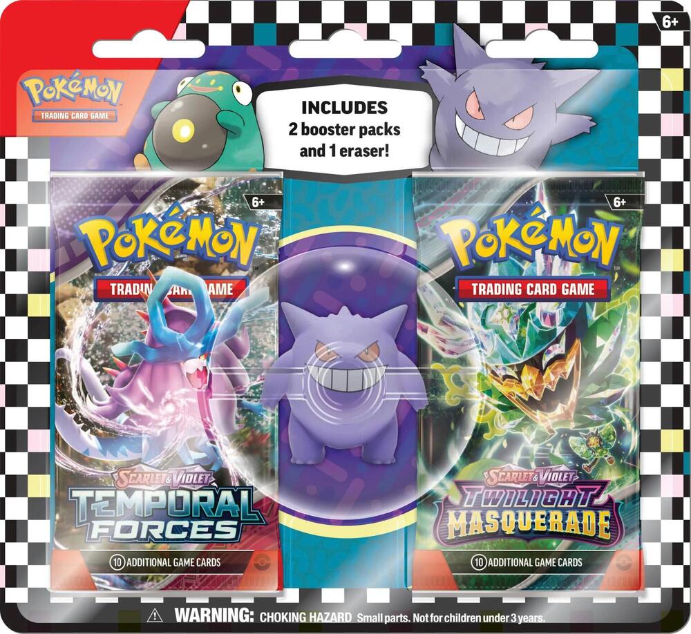 Pokemon TCG: Back to School Eraser Blister 2024 [Gengar] - Miscellaneous Cards & Products