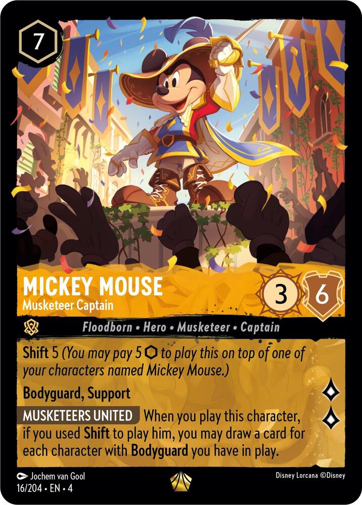 Mickey Mouse - Musketeer Captain - Ursula's Return