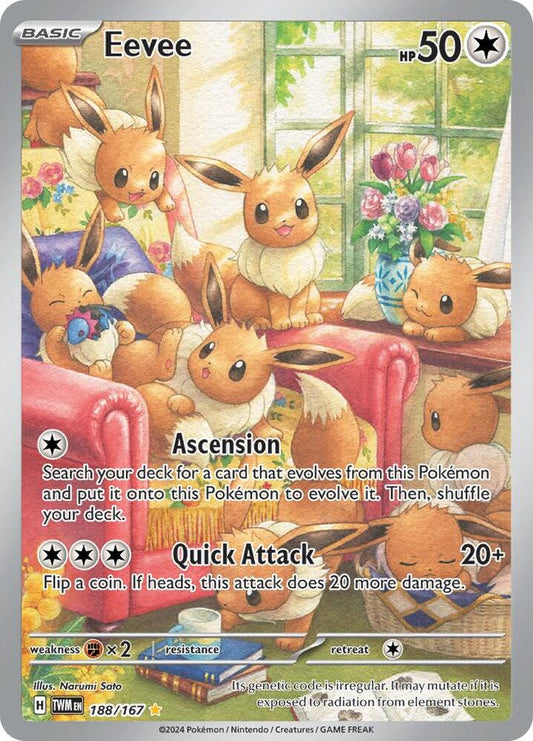 Eevee - 188/167 - SV06: Twilight Masquerade