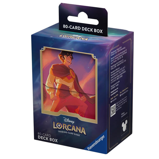 Disney Lorcana Deck Box - Aladdin - Heroic Outlaw - Ravensburger Deck Boxes