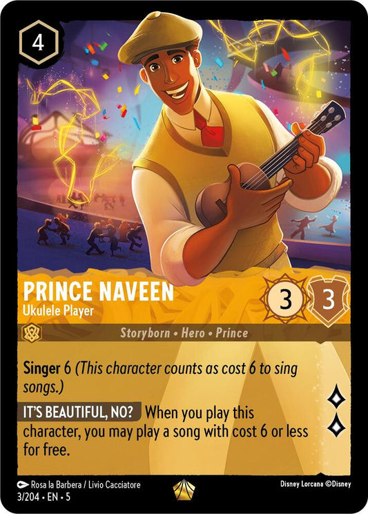 Prince Naveen - Ukulele Player - Shimmering Skies