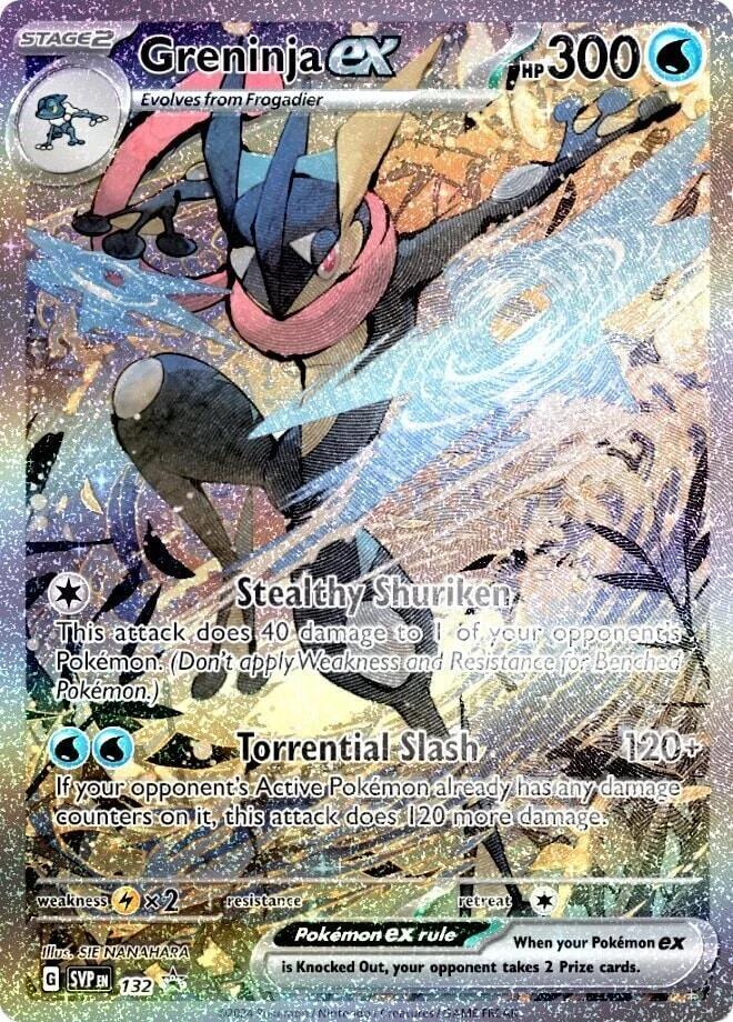 Greninja ex - 132 - SV: Scarlet & Violet Promo Cards