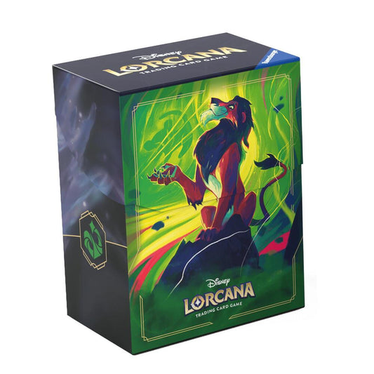 Disney Lorcana Deck Box - Scar - Vengeful Lion - Ravensburger Deck Boxes