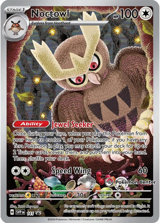 Noctowl - 141 (Pokemon Center Exclusive) - SV: Scarlet & Violet Promo Cards