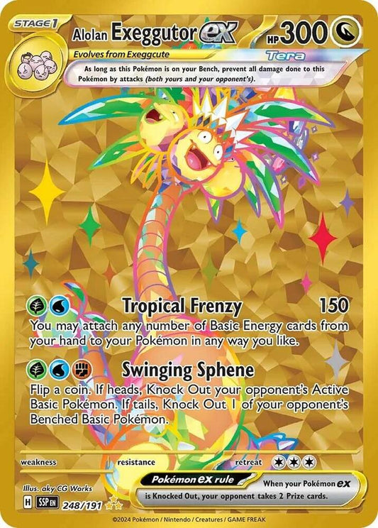 Alolan Exeggutor ex - 248/191 - SV08: Surging Sparks