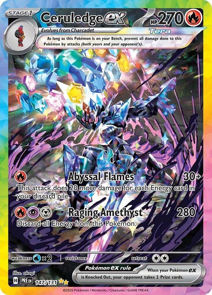 Ceruledge ex - SV: Prismatic Evolutions