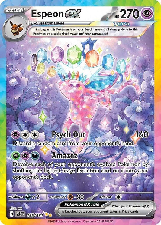 Espeon ex - 155/131 - SV: Prismatic Evolutions
