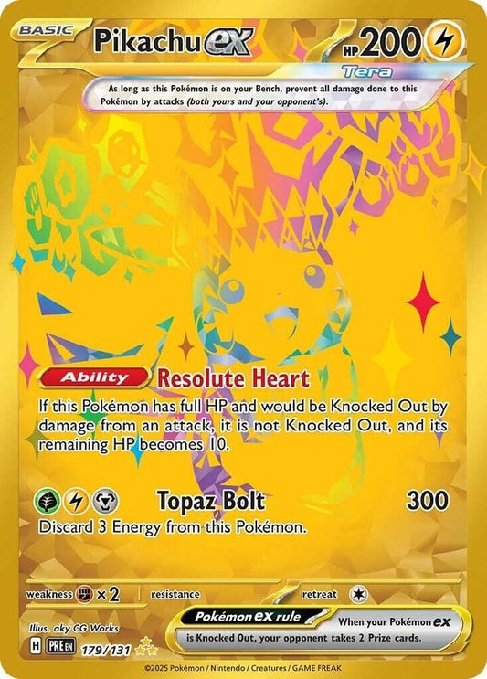 Pikachu ex - 179/131 - SV: Prismatic Evolutions