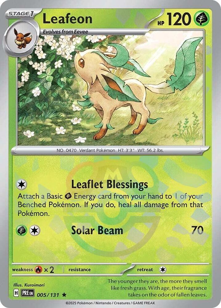 Leafeon (Master Ball Pattern) - SV: Prismatic Evolutions