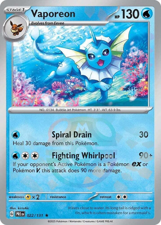 Vaporeon (Master Ball Pattern) - SV: Prismatic Evolutions