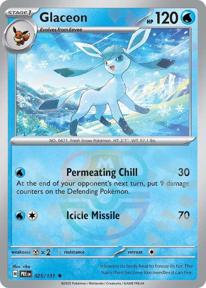 Glaceon (Master Ball Pattern) - SV: Prismatic Evolutions