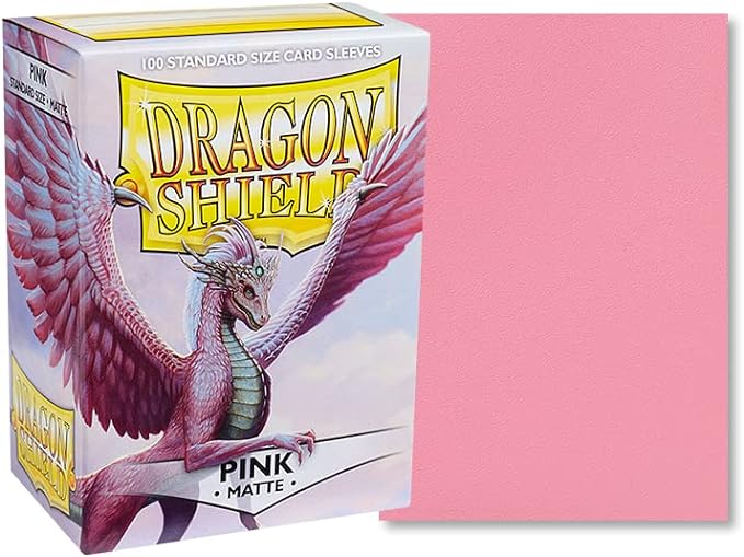 Dragon Shield Sleeves Matte Pink