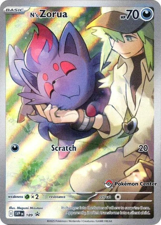 N's Zorua - 189 (Pokemon Center Exclusive) - SV: Scarlet & Violet Promo Cards
