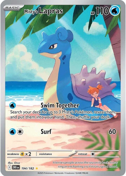 Misty's Lapras - 194/182 - SV10: Destined Rivals