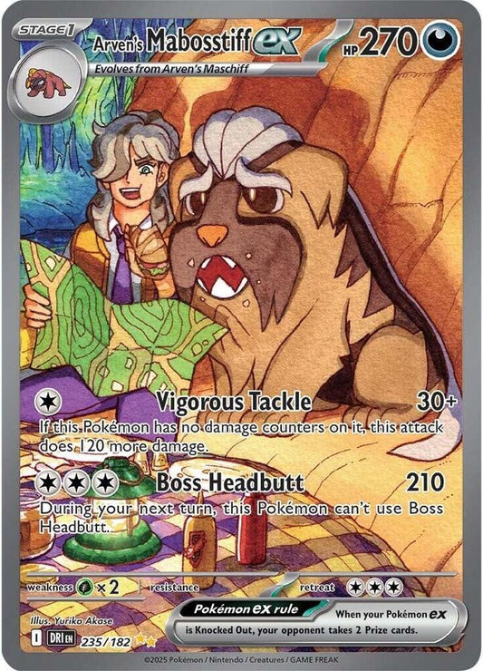 Arven's Mabosstiff ex - 235/182 - SV10: Destined Rivals