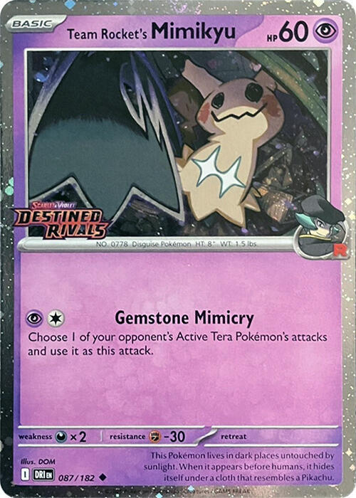 Team Rocket's Mimikyu (Prerelease) - Miscellaneous Cards & Products