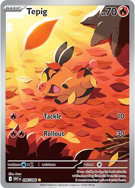 Tepig - 096/086 - SV: White Flare