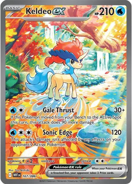 Keldeo ex - 167/086 - SV: White Flare