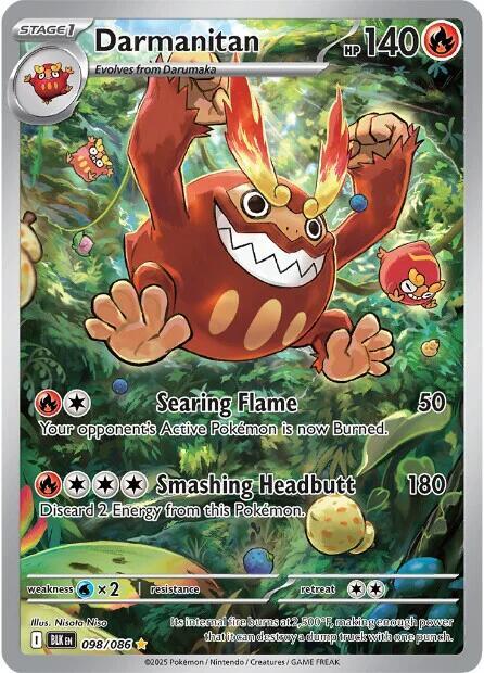 Darmanitan - 098/086 - SV: Black Bolt