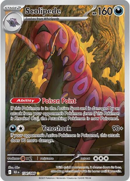 Scolipede - 134/086 - SV: Black Bolt