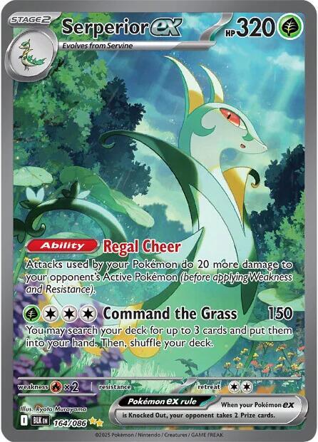 Serperior ex - 164/086 - SV: Black Bolt