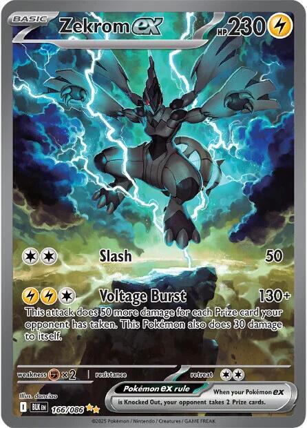 Zekrom ex - 166/086 - SV: Black Bolt