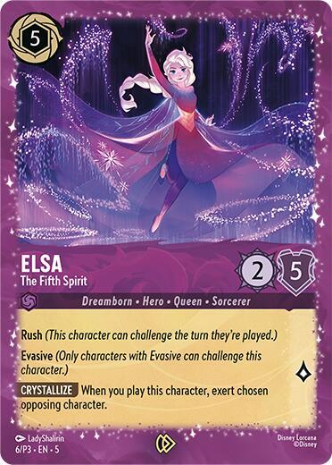 Elsa - The Fifth Spirit - Disney Lorcana Promo Cards