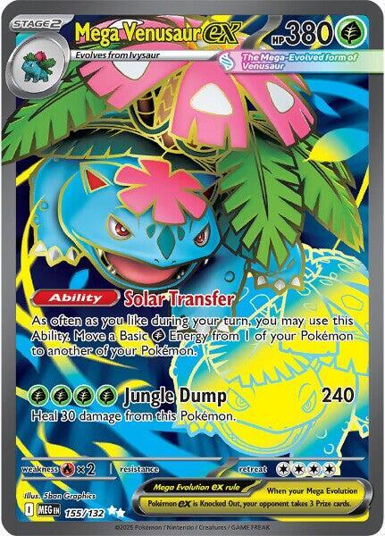 Mega Venusaur ex - 155/132 - ME01: Mega Evolution