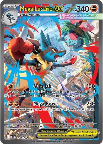 Mega Lucario ex - 179/132 - ME01: Mega Evolution