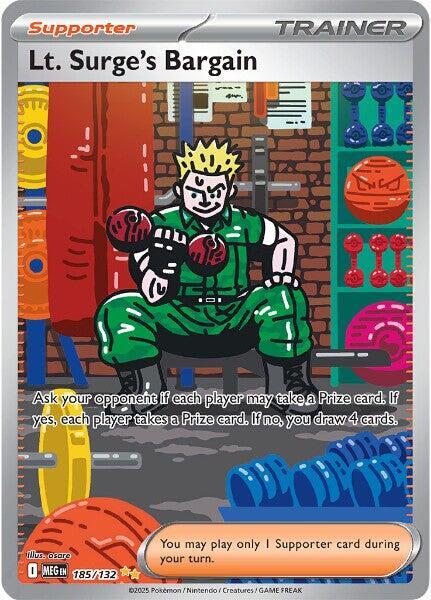 Lt. Surge's Bargain - 185/132 - ME01: Mega Evolution