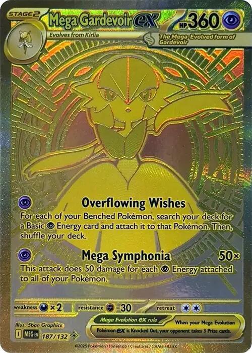Mega Gardevoir ex - 187/132 - ME01: Mega Evolution